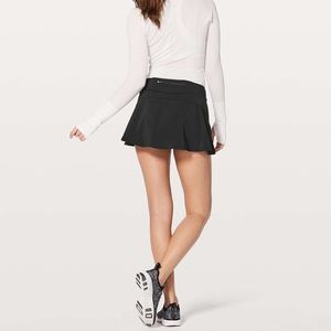 Lululemon Black Play Off the Pleats Skirt
